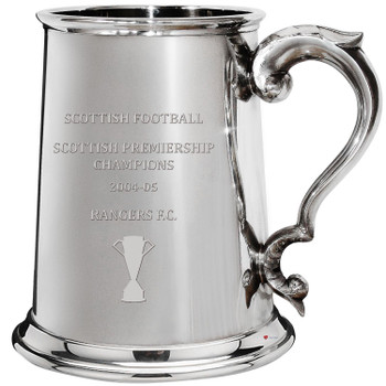 RANGERS F.C. 2004-05 Scottish Premiership Champions 1pt Pewter Tankard
