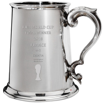 France 2018 Fifa World Cup Winner 1Pt Tankard Pewter