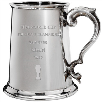 Spain Fifa World Cup Champions Total Wins 1pt Tankard Pewter Spain Fifa World Cup Champions Total Wins 1pt Tankard Pewter