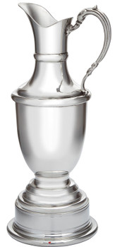 Golf Trophy Small 190mm Pewter Claret Jug with Separate Plinth Bright Polished Finish Ideal for Engraving Made in the UK Golf Trophy Small 190mm Pewter Claret Jug with Separate Plinth Bright Polished Finish Ideal for Engraving Made in the UK