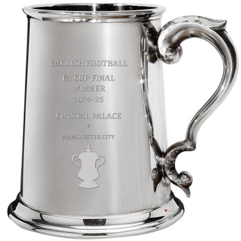 1pt Tankard FA Cup Winner Crystal Palace 2024-25 1pt Tankard FA Cup Winner Crystal Palace 2024-25