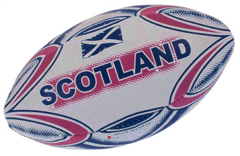 Kids Boys Junior Size Midi Rugby Ball Scotland with Saltire Flag Kids Boys Junior Size Midi Rugby Ball Scotland with Saltire Flag