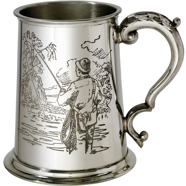 1pt Fishing Scene Tankard