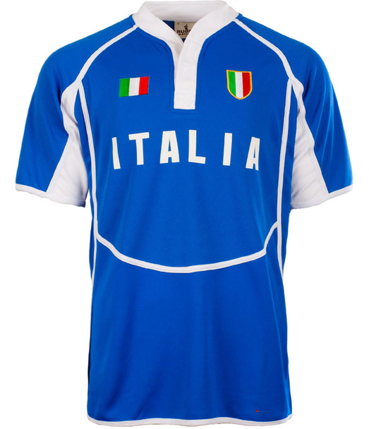 Gents Cooldry Style Rugby Shirt In Italy Colours Size
