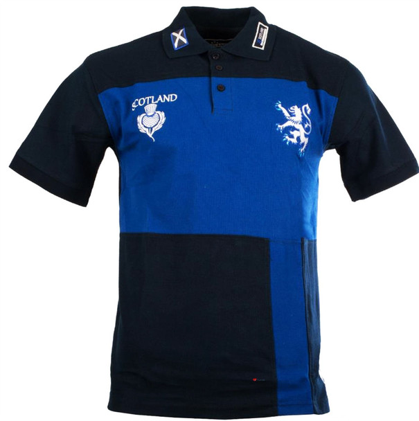 Gents Kennedy Rugby Shirt Navy-Royal Blue