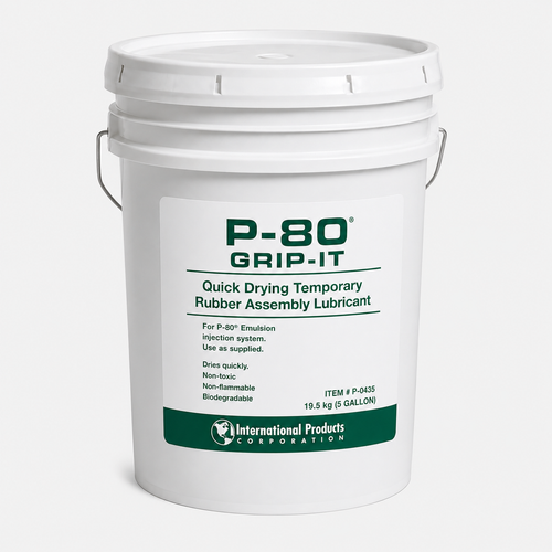 P-80 Grip-It Quick-Drying Temporary Rubber Assembly Lubricant – 19.5 kg (5 Gallon) Pail