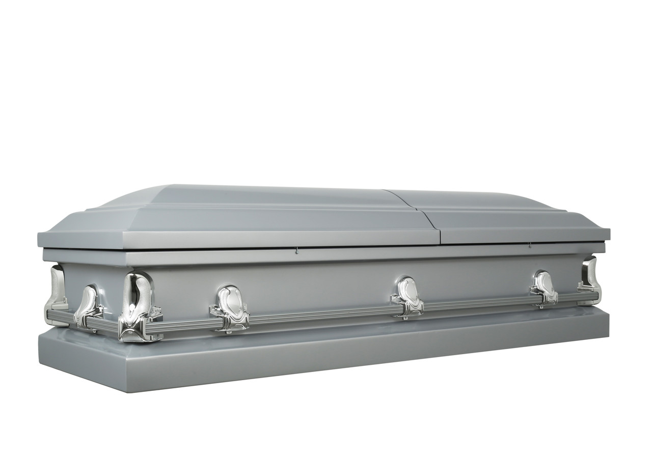 Economy Silver Caskets for Sale Metal Casket Overnight Caskets
