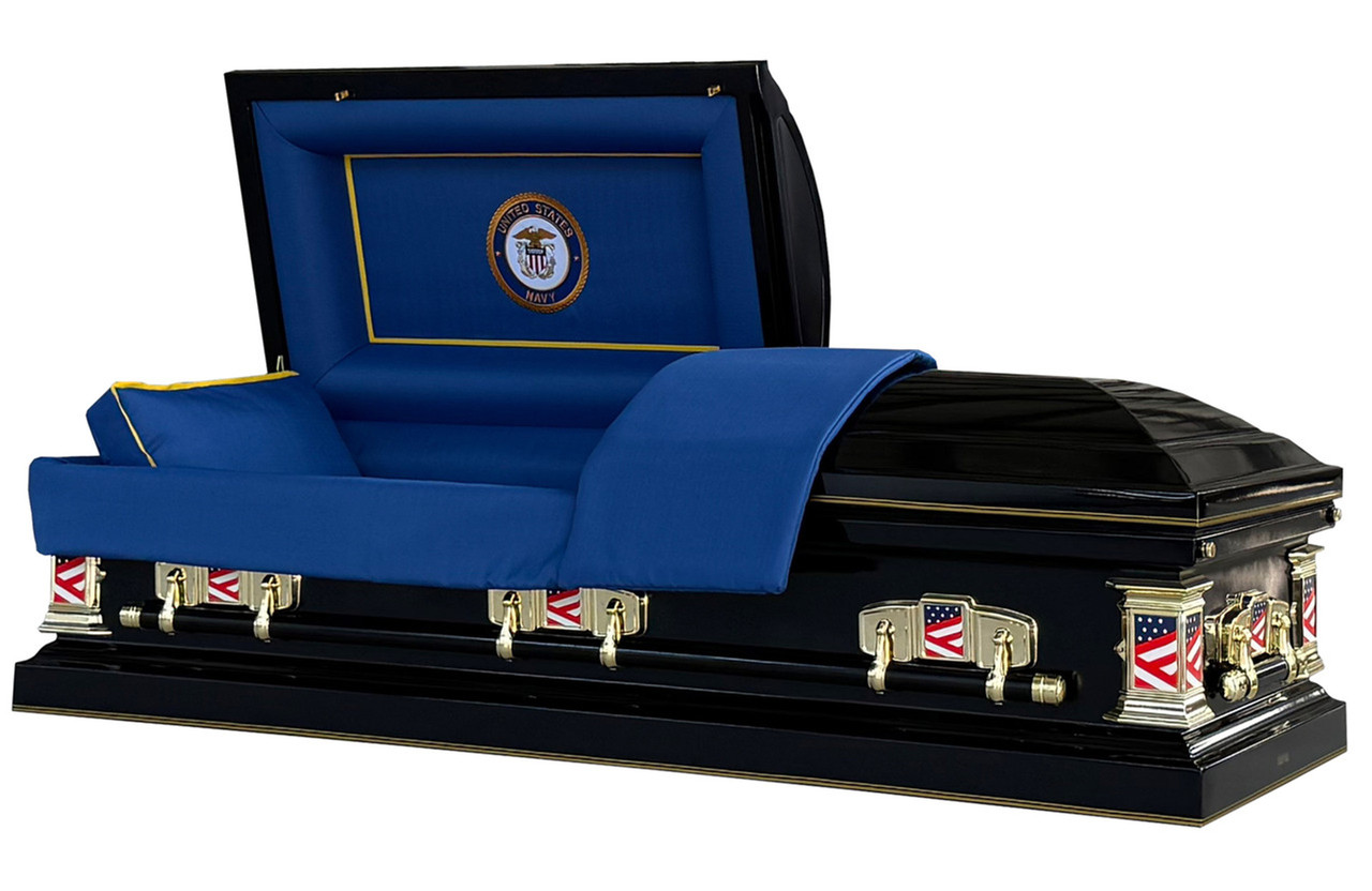 Veterans Navy Casket – Honor Military Service with Dignity
