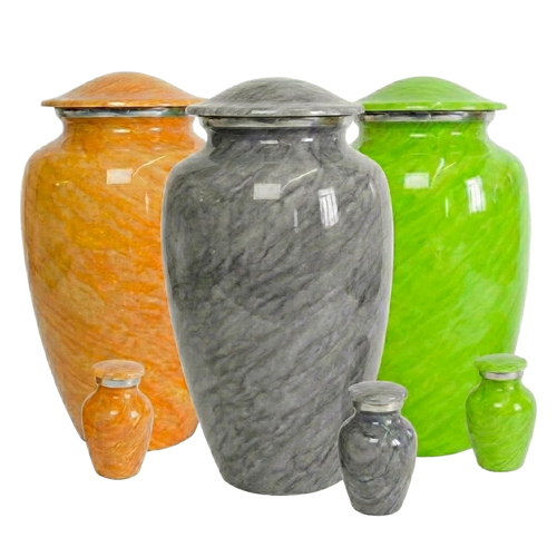 Motif Pastel Cremation Urn