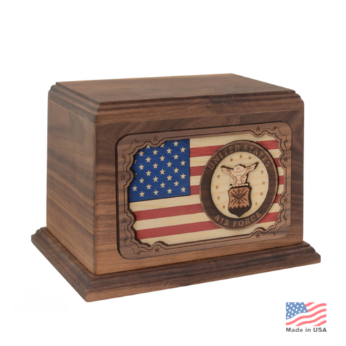 U.S. Air Force Wood Urn