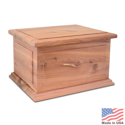 Shasta Cedar Companion Wood Urn