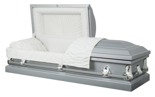 Frank Silver Shade Ebony Extra Oversized Caskets for Sale