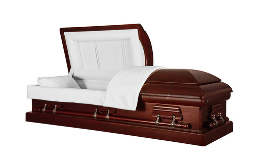 Newton Solid Cherry with Ivory Velvet Interior