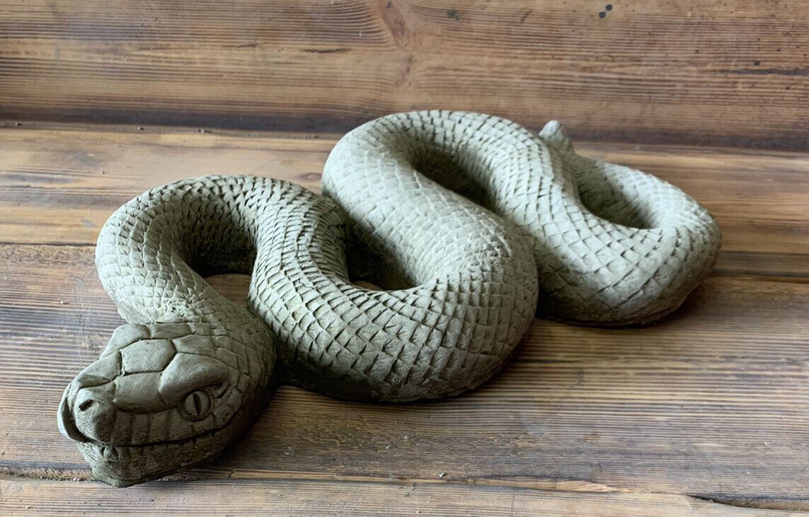 STONE GARDEN LARGE SNAKE PYTHON GIFT ORNAMENT