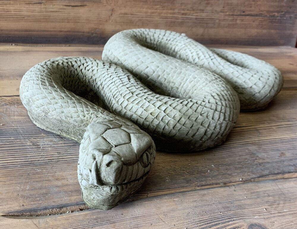 STONE GARDEN LARGE SNAKE PYTHON GIFT ORNAMENT