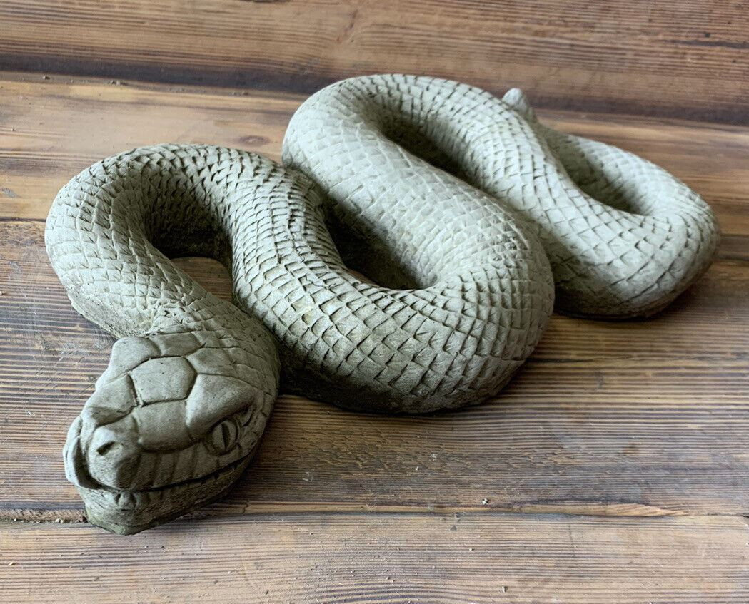 STONE GARDEN LARGE SNAKE PYTHON GIFT ORNAMENT