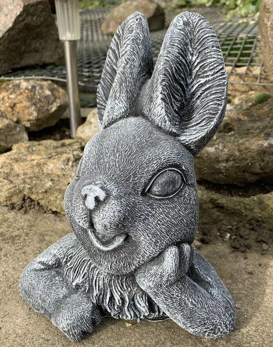 STONE GARDEN CUTE RABBIT GIFT GARDEN ORNAMENT