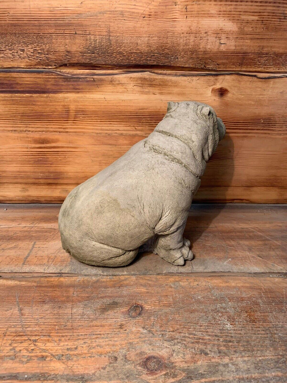 STONE GARDEN CUTE HIPPO HIPPOPOTAMUS STATUE FIGURE ORNAMENT