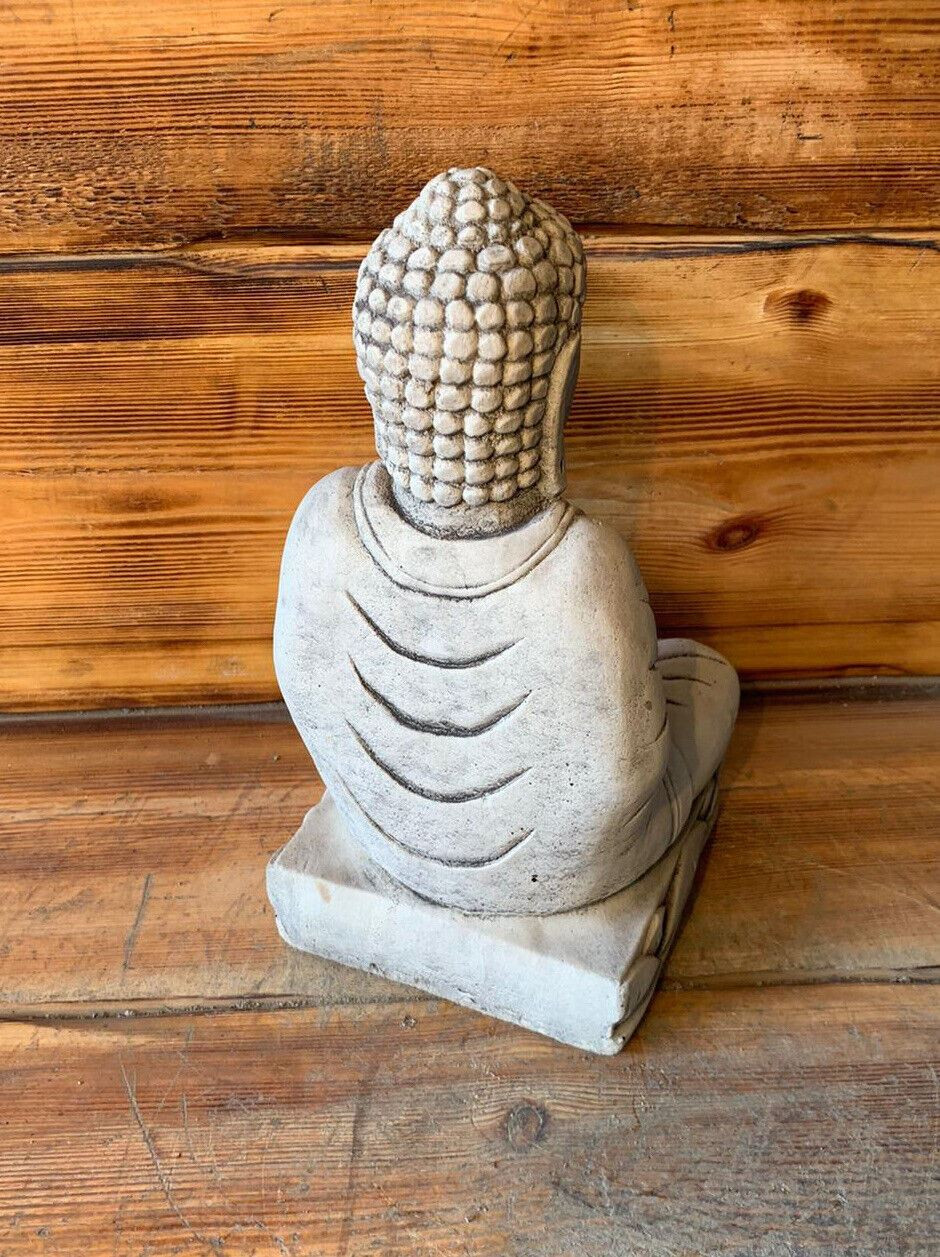 STONE GARDEN SQUARE ROBE BUDDHA NATURAL GIFT CONCRETE ORNAMENT