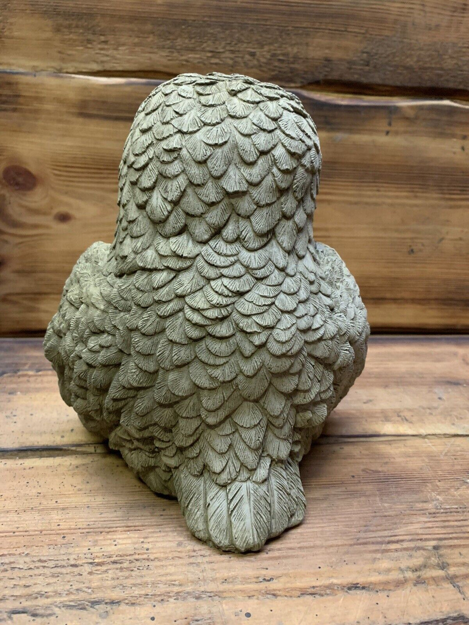 Stone Garden Cute Owl Family Concrete Ornament