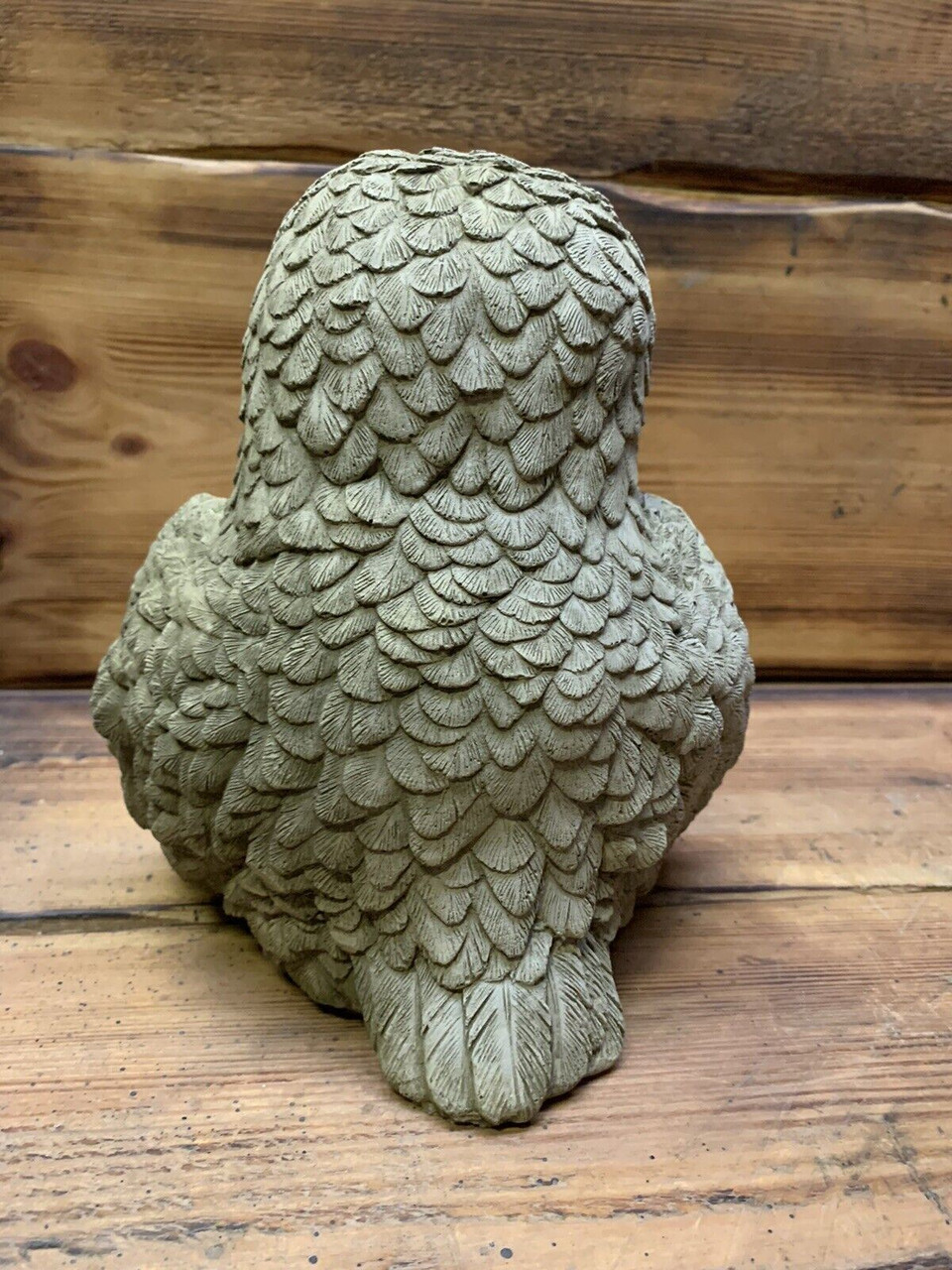 Stone Garden Cute Owl Family Concrete Ornament