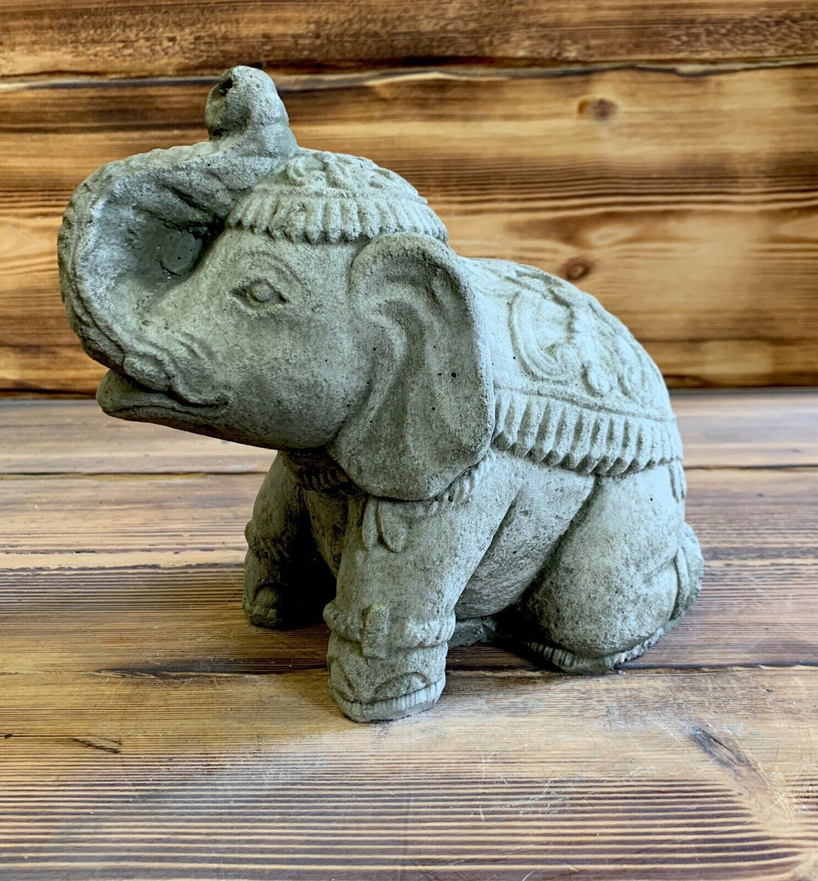 STONE GARDEN THAI ELEPHANT STATUE ORNAMENT 