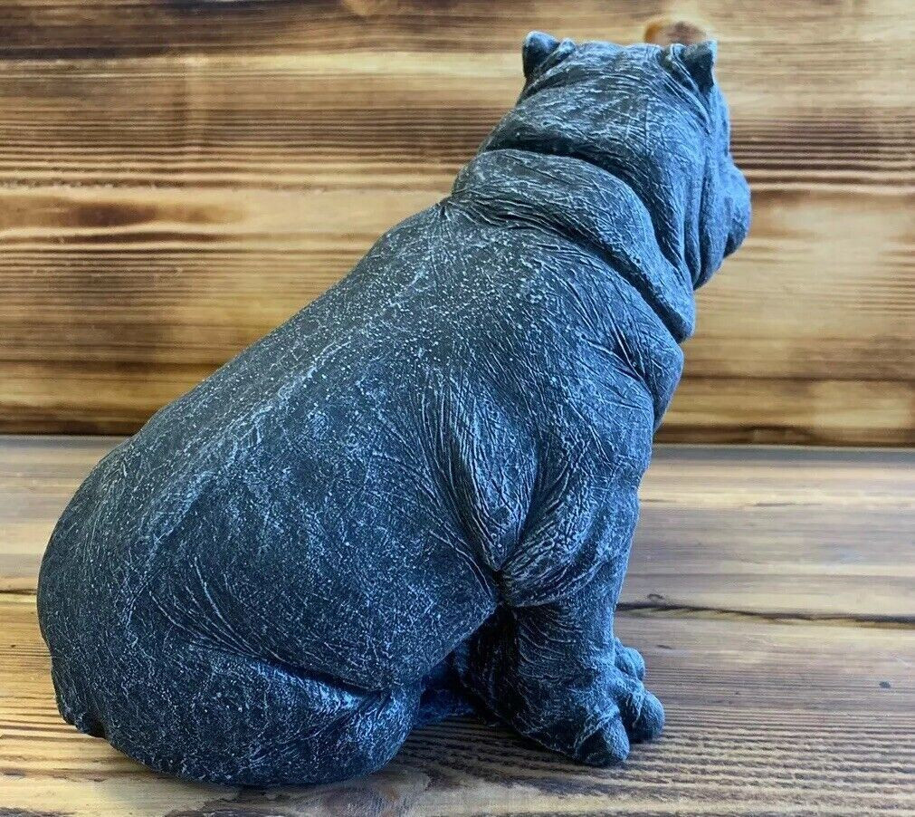 STONE GARDEN CUTE HIPPO HIPPOPOTAMUS STATUE  FIGURE ORNAMENT