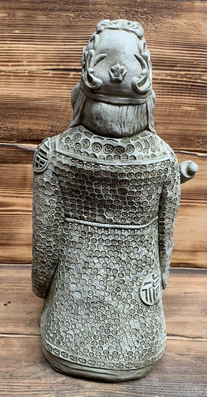 STONE GARDEN LARGE CHINESE JAPANESE CONFUCIUS MAN ORIENTAL  GIFT ORNAMENT