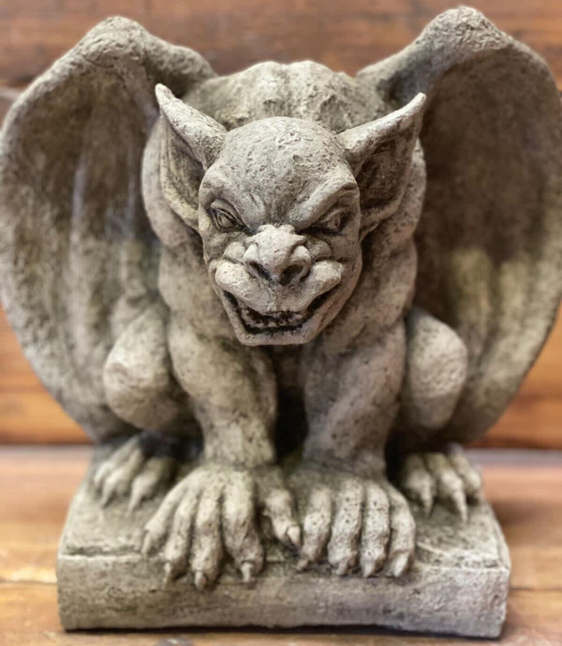 STONE GARDEN GARGOYLE GREMLIN WINGED  GOTHIC ORNAMENT