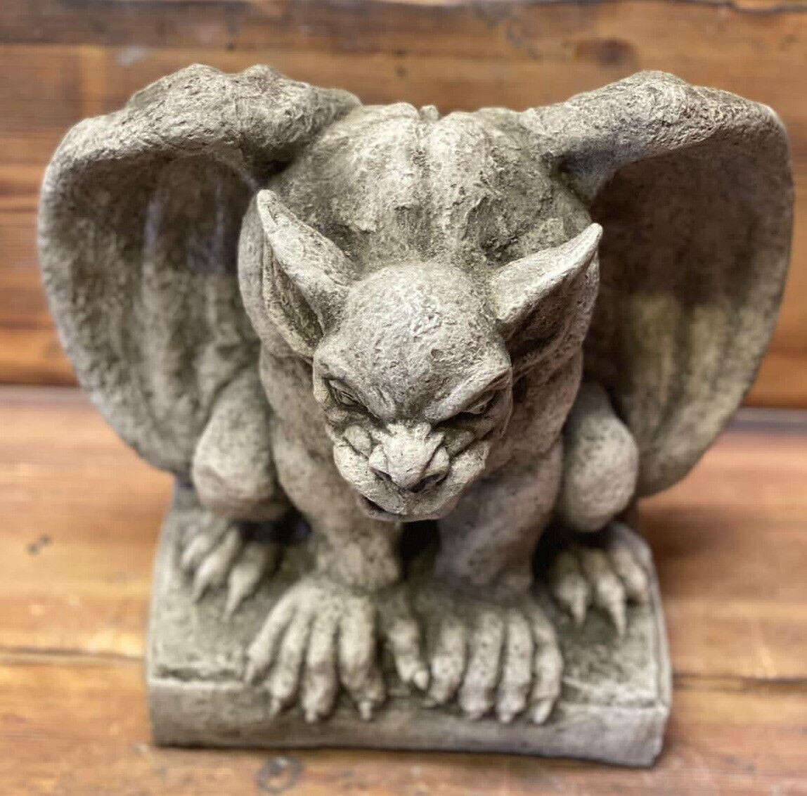 STONE GARDEN GARGOYLE GREMLIN WINGED  GOTHIC ORNAMENT