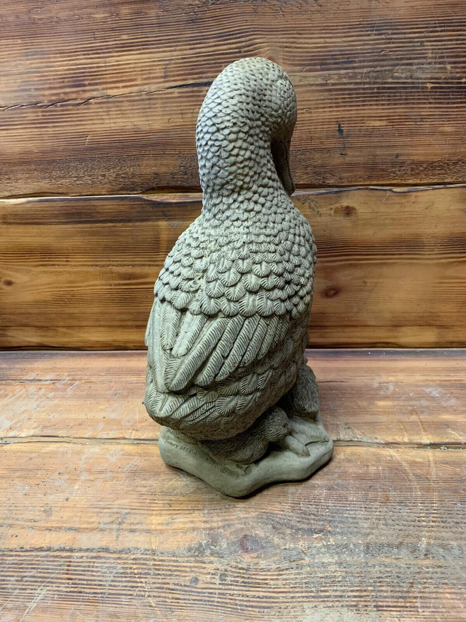 STONE GARDEN CUTE DUCK FAMILY STATUE POULTRY  GIFT ORNAMENT