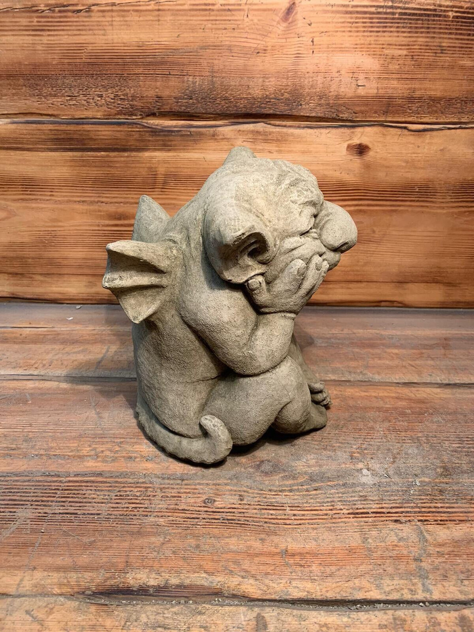 STONE GARDEN  GOTHIC GARGOYLE GREMLIN DEVIL DRAGON DETAILED ORNAMENT