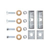 1998-1999 Dodge Durango Draw-tite Class 3 Trailer Hitch, 2 Inch Square Receiver Bundle w/ Plug-n-Play T-One Wiring Harness