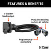 08 - 16 Ford F-450 Super Duty Excluding cab & chassis CURT Class 3 2" Trailer Hitch w/ 7-way Wiring Kit 13355