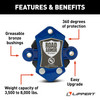 Lippert Road Armor Shock-Absorbing Trailer Equalizer Tandem Axle Kit, 3.5-8K lbs. 2021015191