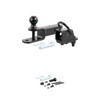 CURT 45038 3-in-1 UTV, ATV Trailer Hitch Mount with 2-Inch Receiver Adapter, 2-Inch Ball, Clevis Pin, 5/8-Inch Hole