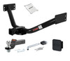 07 - 13 Acura MDX  2in. CURT Trailer Hitch + Ball Mount + Cover + Lock Kit HWA9