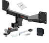 18 - 24 BMW BMW 2in. CURT Trailer Hitch + Ball Mount + Cover + Lock Kit HWA75