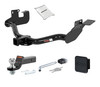05 - 06 Mazda Tribute Without factory 1-1/4" receiver hitch 2in. CURT Trailer Hitch + Ball Mount + Cover + Lock Kit HWA1825