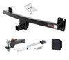 07 - 15 Audi Q7 2in. CURT Trailer Hitch + Ball Mount + Cover + Lock Kit HWA70