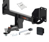 19 - 25 BMW X5  Excluding M 2in. CURT Trailer Hitch + Ball Mount + Cover + Lock Kit HWA171