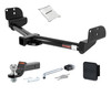 03 - 05 Lincoln Aviator Fits beneath factory 1-1/4" receiver 2in. CURT Trailer Hitch + Ball Mount + Cover + Lock Kit HWA1724