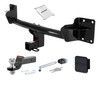 14 - 19 BMW X6 2in. CURT Trailer Hitch + Ball Mount + Cover + Lock Kit HWA174