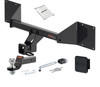 23 - 24 Audi Q4 e-tron Sportback Without factory receiver 2in. CURT Trailer Hitch + Ball Mount + Cover + Lock Kit HWA65