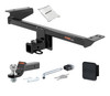 12 - 19 Land Rover Range Rover Evoque Excluding convertible 2in. CURT Trailer Hitch + Ball Mount + Cover + Lock Kit HWA1654