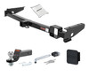 98 - 07 Lexus LX470 2in. CURT Trailer Hitch + Ball Mount + Cover + Lock Kit HWA1683