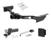 03 - 06 Chevrolet Avalanche 2in. CURT Trailer Hitch + Ball Mount + Cover + Lock Kit HWA253