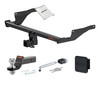 13 - 23 Mazda CX-5 Excluding diesel 2in. CURT Trailer Hitch + Ball Mount + Cover + Lock Kit HWA1799
