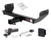 22 - 22 JEEP Grand Cherokee WK 2in. CURT Trailer Hitch + Ball Mount + Cover + Lock Kit HWA1563