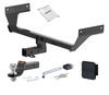 21 - 24 Nissan Rogue 2in. CURT Trailer Hitch + Ball Mount + Cover + Lock Kit HWA2064